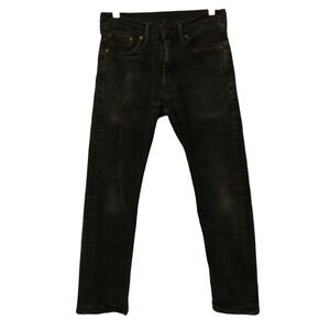 LEvi's 505 jeans mens 30x30 blue denim stretch black tag straight leg Strauss